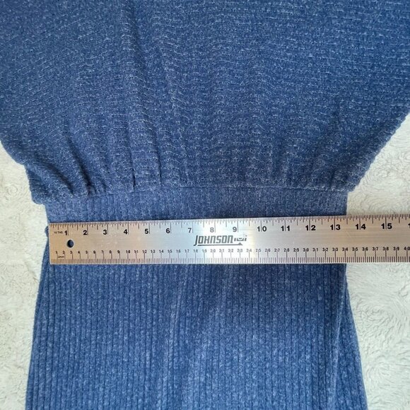 SATURDAY/SUNDAY Anthropologie Mariah Long Sleeve Rib Knit Maxi Dress Large New - Picture 11 of 12